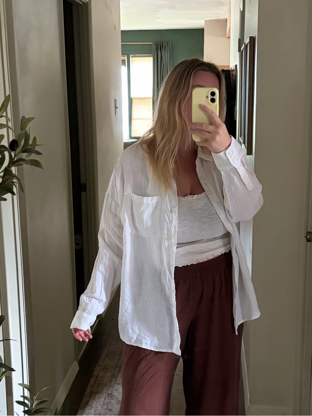 The Drop Oversized White Button-Down Shirt — Classic Women’s Top